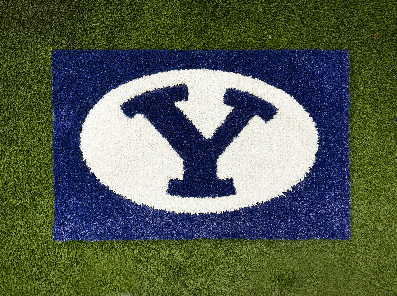 BYU turf doormat